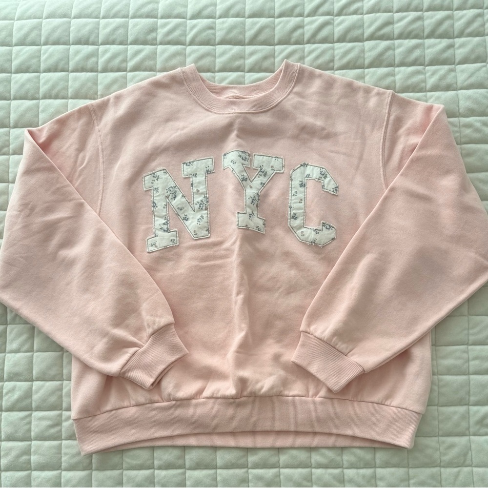 Hollister Pink NYC Sweatshirt